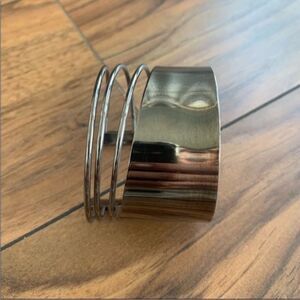 Express Gunmetal Cuff Bracelet